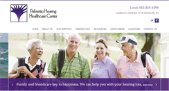 Desktop Screenshot of palmettohearinghealthcare.com