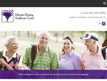 Tablet Screenshot of palmettohearinghealthcare.com